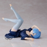 Re zero - rem - figurine relax time 10cm