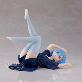 Re zero - rem - figurine relax time 10cm