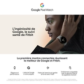 Google Pixel Watch LTE Noir avec bracelet sport
