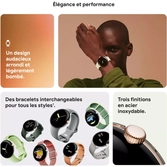 Google Pixel Watch LTE Noir avec bracelet sport