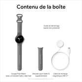 Google Pixel Watch LTE Noir avec bracelet sport