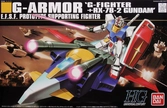 Gundam - hguc 1/144 g-armor g-fighter + rx-78-2 gundam - model kit