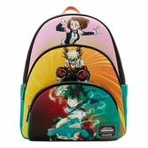 My hero academia by loungefly sac à dos deku triple pocket scene