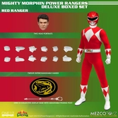 Mighty morphin power rangers figurines 1/12 fantastic four deluxe steel box set 16 - 17 cm