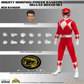 Mighty morphin power rangers figurines 1/12 fantastic four deluxe steel box set 16 - 17 cm