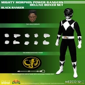 Mighty morphin power rangers figurines 1/12 fantastic four deluxe steel box set 16 - 17 cm