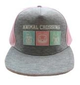 Nintendo - caquette animal crossing carreaux pastel grise