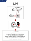 Oreillette Micro-casque Bluetooth LP-1 Bleu PS4 - PS3 - PC - MAC