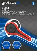 Oreillette Micro-casque Bluetooth LP-1 Rouge PS4 - PS3 - PC - Mac