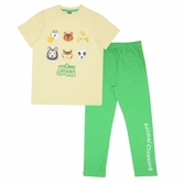 Nintendo animal crossing (kids unisex short pyjama set)