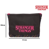 Stranger things - 80s print with logo (womens messenger bag)
