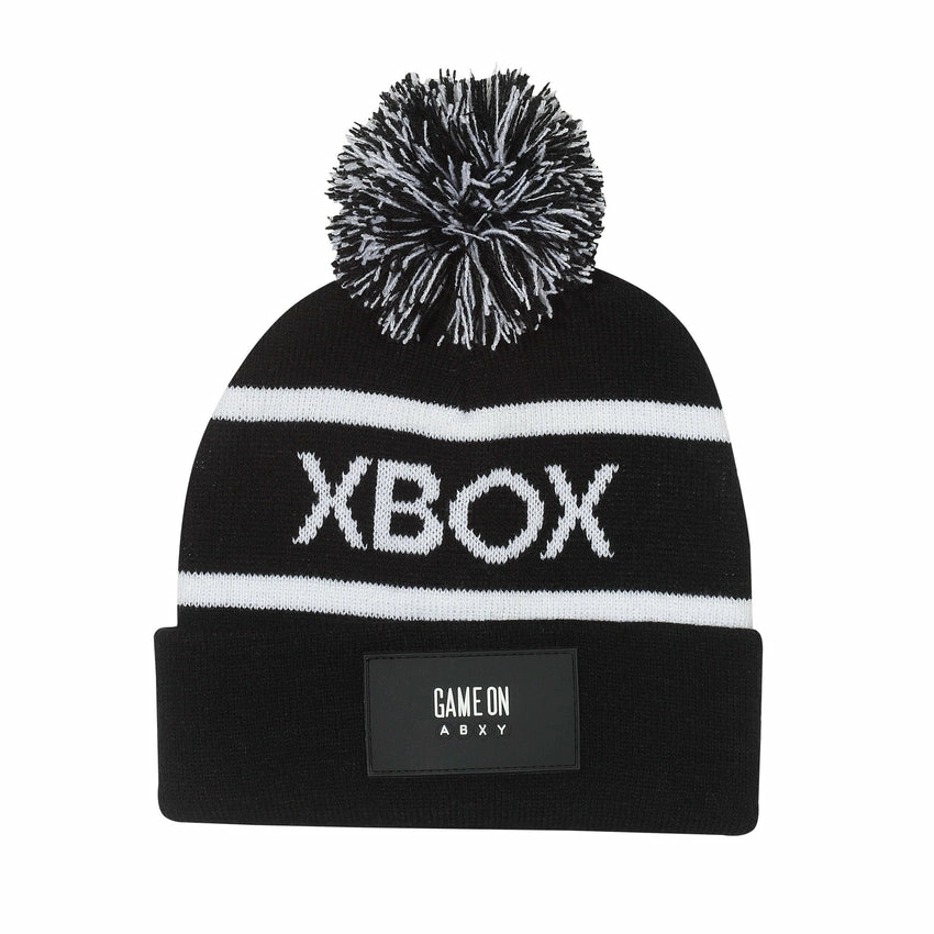 Xbox game on (kids pom beanie)