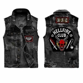 Stranger things 4 - hellfire (replica denim jacket)