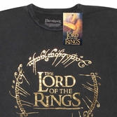 Lord of the rings - gold foil logo (superheroes inc. acid wash t-shirt)