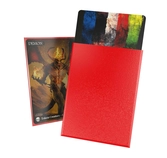 Ultimate guard 100 pochettes cortex sleeves taille standard rouge mat