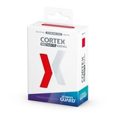 Ultimate guard 100 pochettes cortex sleeves taille standard rouge mat