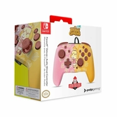 Manette filaire Faceoff Deluxe Animal Crossing rose et jaune - Switch