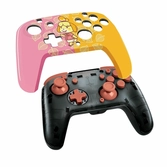 Manette filaire Faceoff Deluxe Animal Crossing rose et jaune - Switch