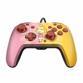 Manette filaire Faceoff Deluxe Animal Crossing rose et jaune - Switch