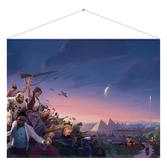 Humankind poster tissu the launch 100 x 77 cm