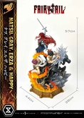 Fairy tail statuette pvc 1/7 natsu, gray, erza, happy deluxe bonus version 57 cm