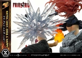 Fairy tail statuette pvc 1/7 natsu, gray, erza, happy deluxe bonus version 57 cm