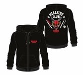 Stranger things - hellfire club - pull à capuche homme (l)