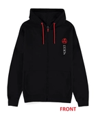 Naruto shippuden - kakashi line art - sweat à capuche (xl)