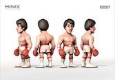Rocky - rocky balboa - figurine minix 12cm