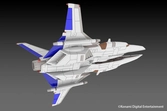 Gradius figurine plastic kit vic viper ver. gradius ii 15 cm