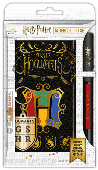 Harry potter sets cadeau bloc-notes colourful crest (carton de 6)