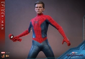 Spider-man: no way home figurine movie masterpiece 1/6 spider-man (new red and blue suit) 28 cm