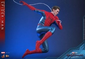 Spider-man: no way home figurine movie masterpiece 1/6 spider-man (new red and blue suit) 28 cm