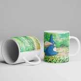 Studio ghibli mug totoro white and blue
