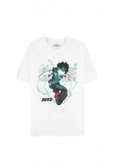 My hero academia -  t-shirt  homme white deku  -taille l