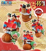 One piece petitrama dx statuette pvc logbox re birth vol. 1 11 cm