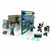 Roblox figurines deluxe playset brookhaven: outlaw and order