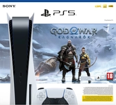 Playstation 5 white + god of war ragnarök voucher