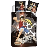 One piece - luffy - parure de lit 140x200cm  - '100% microfibre'