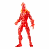 Fantastic four marvel legends retro figurine human torch 15 cm