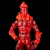 Fantastic four marvel legends retro figurine human torch 15 cm