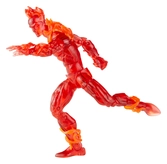 Fantastic four marvel legends retro figurine human torch 15 cm
