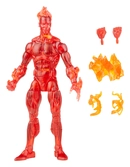 Fantastic four marvel legends retro figurine human torch 15 cm