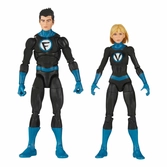 Fantastic four marvel legends pack 2 figurines franklin richards et valeria richards 15 cm