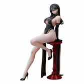 Original character statuette pvc hayabusa illustration black china dress-chan 16 cm