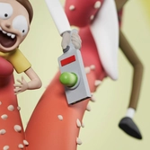 Rick and morty gallery statuette 25 cm