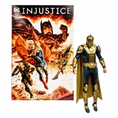 Dc direct page punchers gaming figurine et comic book dr. fate (injustice 2) 18 cm