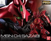Gundam - model kit - real grade - msn-04 sazabi