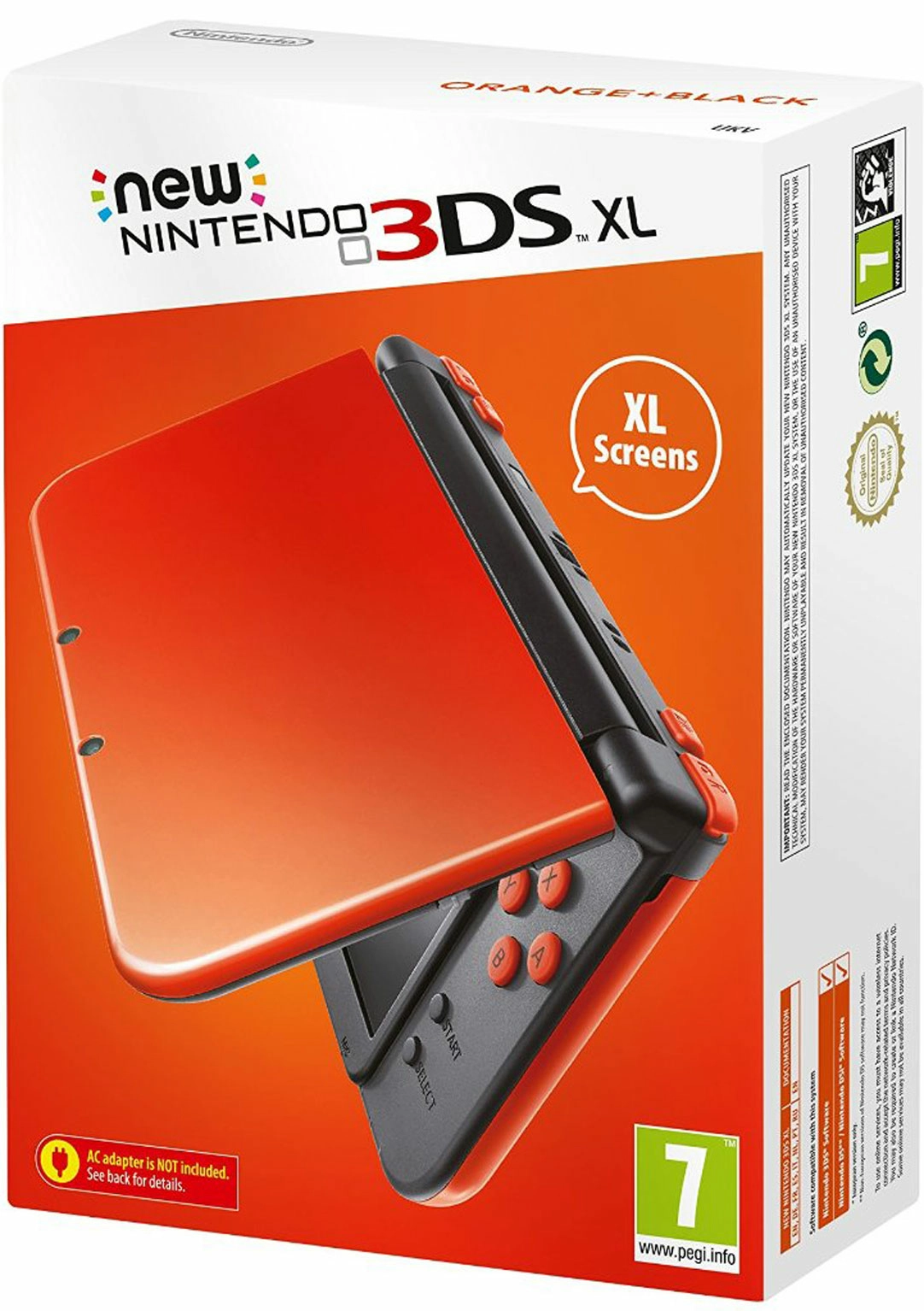 New 3DS XL Orange et Noire