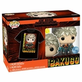 My hero academia - booble head pop n° 249 - bakugo (mt) +t-shirt (m)